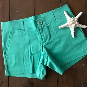 Tracy Negoshian Mint Green Shorts NWOT